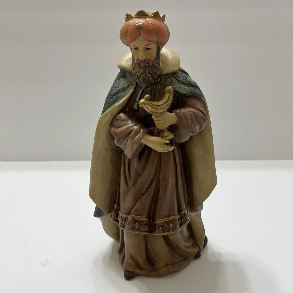 Christmas Grandeur Noel Porcelain Wise Man Replacement Figure 1999 10x6